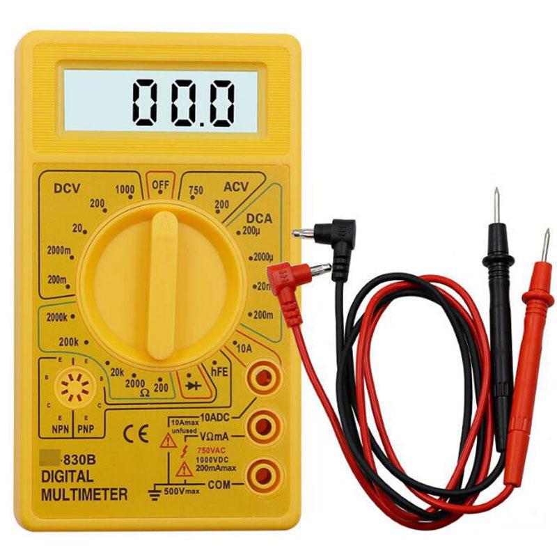 

РК-цифровий мультиметр змінний/постійний струм, напруга, діод, частота, мультитестер, тестер струму, люмінесцентний дисплей з функцією зумера D