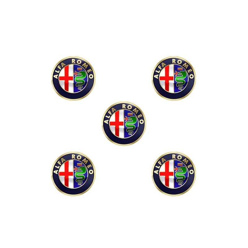 

For Alfa Romeo 2026 Hot Sticker 14mm Car Logo Remote Key Emblem Sticker Decoration Accessories For Alfa Romeo Giulia Stelvio MiT