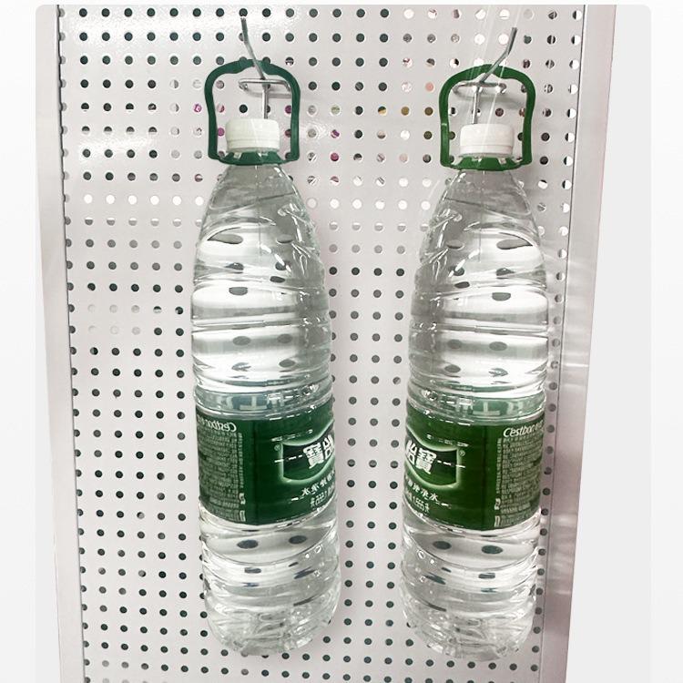 Universal Wall-Mounted Pegboard Storage Rack with Stainless Steel Shelves