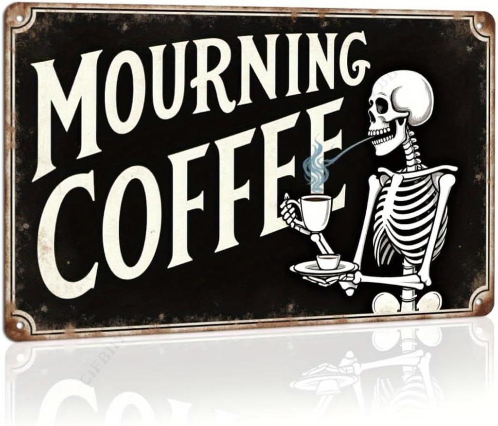 Halloween Poster On the Wall, Metal Plaque 20x30cm