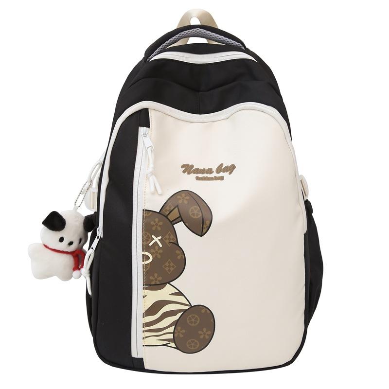 Backpack, High School Large-capacity Backpack, Primary and Middle School Students, Multi-layered Instagram Schoolbag