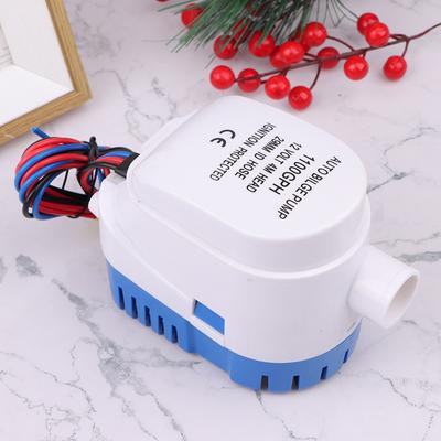 Dc 12V Electric Bilge Pump 1100Gph Automatic Boat Marine Water Pump Submersible Yacht Boat Motor Seaplane Houseboat Pump