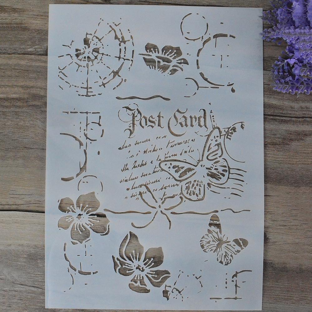 Plantillas de Mandala en capas para manualidades, tamaño A4, A3, A2, para pintura de paredes, álbum de recortes estampado