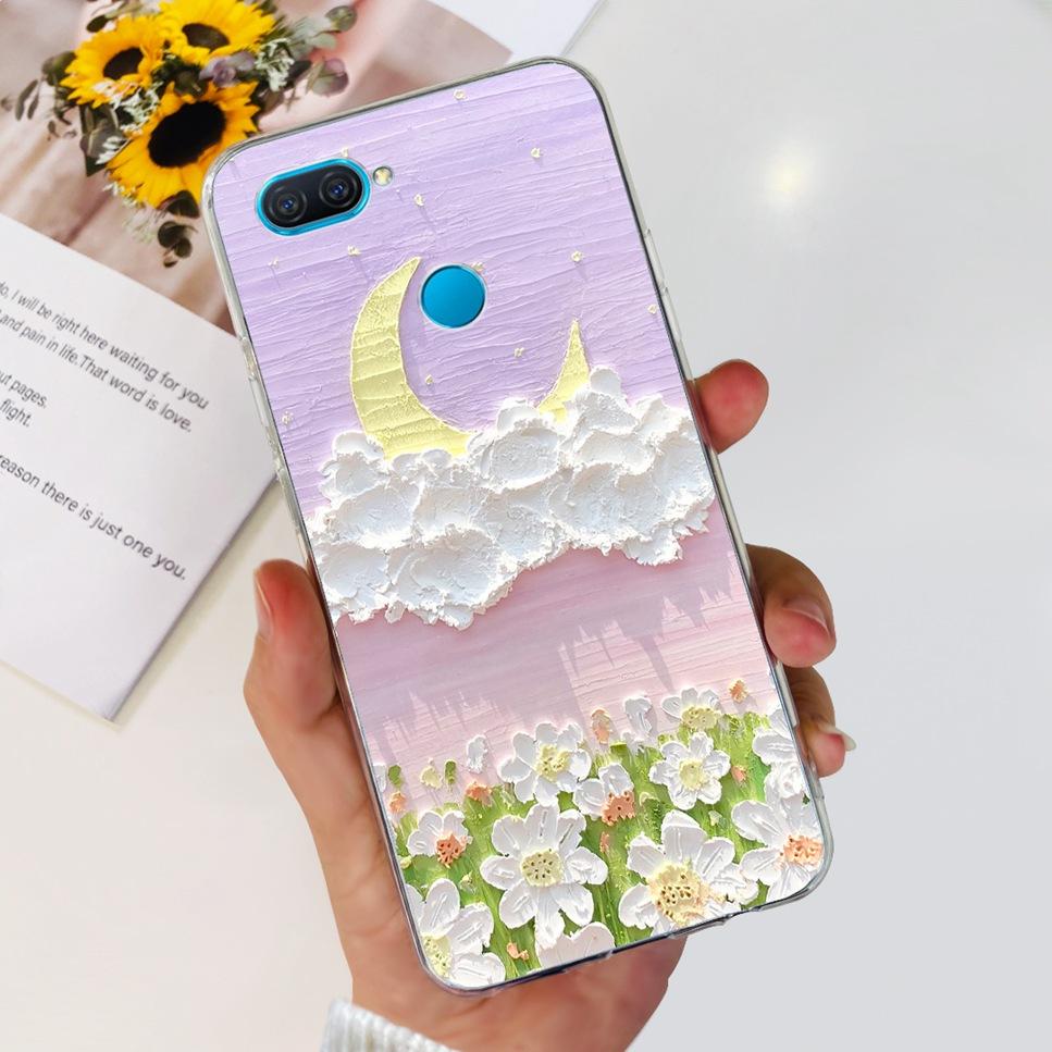 Case For Oppo A12 6.22" Cute Cartoon Dinosaur TPU Soft Silicone Clear Cover For Oppo A12 A 12 CPH2083 Phone Case Funda Bumper