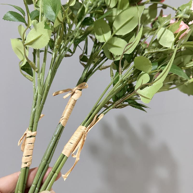 Elsa Rose: Multi-Head Faux Rose Bouquet for Home Decor & Wedding Displays