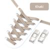 Elastic Laces Sneakers Press Lock Shoelaces Without Ties 8MM Wide Flats No Tie Shoe Laces Kids Adult Sports Running Shoelace NEW