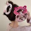 Double Side Plush Cloud Hair Claw Cartoon Plush Bear Hair Clip Rabbit Ear Shark Clip  Female/Girls