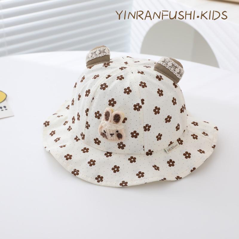 Baby Fisherman Hat Spring New Baby Sun Basin Hat Girl Super Cute Princess Hat Children's Cute Hat Trendy Hat