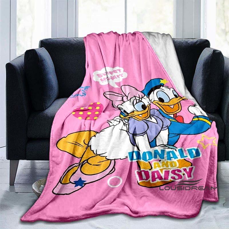 

Cute Cartoon Daisy Duck Blanket Soft and Comfortable Perfect for Home Décor Bedroom Living Room and Sofa Throw 75x100cm