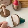 Wooden Mushroom Clothes Hat Hooks Wall Decoration Bathroom Hanger Organizer  Kitchen