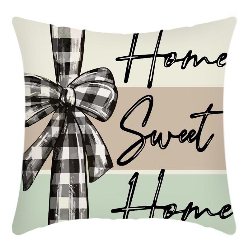 New Thanksgiving Series Pillow Cover Letter Truck Printed Cushion Home Sofa Cushion Cover