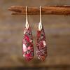 Premium Bohemian Light Luxury Geometric Emperor Stone Geometric Earrings Earrings Popular Accessories