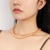 European and American Accessories Internet Celebrity Niche Multi-layer Pearl Necklace Fashion Temperament Beaded Choker Item