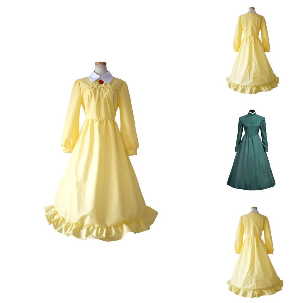 Howl's Moving Castle Sophie Elegant Long Sleeve Costume For Cosplay