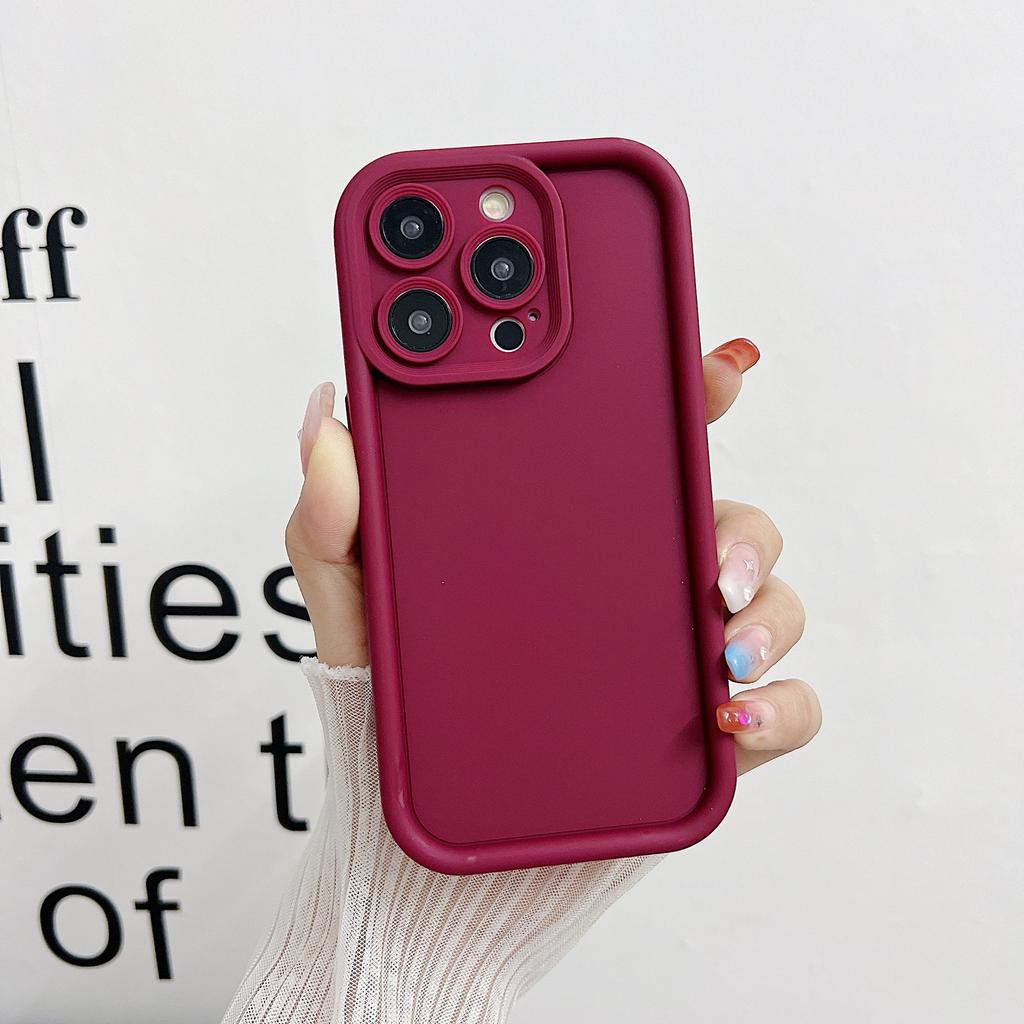 Suitable for Samsung A06 Emery Solid Color Tpu Mobile Phone Case Anti Fall Material S25 A16 Mobile Phone Protection Case