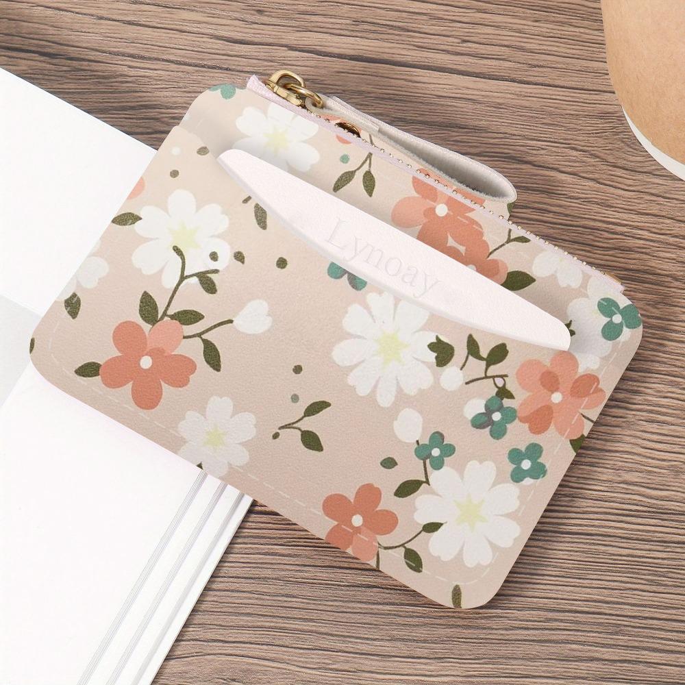 

Модный держатель для кредитных карт из ПВХ с несколькими отделениями, портативный чехол для карт, ультратонкий, легкий кошелек на молнии для женщин и девушек розовый