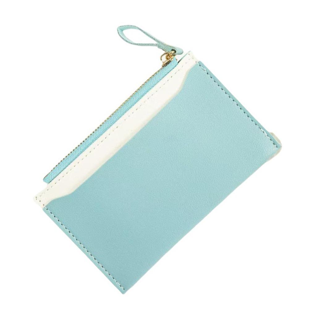 Portable PU Leather Women Coin Wallet Multi-card Slot Waterproof Card Bag Ultra-Thin Short Wallet Daily Use