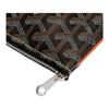 Goyard Senat Y Monogram Canvas And Calfskin Zip Wallet Clutch Mini Unisex Wallets Brown SENAT2MINTY-01CL03P