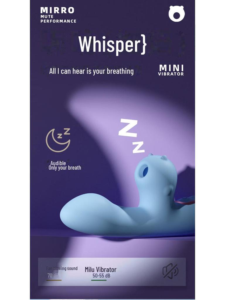Galaku Milu Sucking Mini Vibrator for Female Massage
