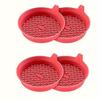 2PCS Silicone Circular Coaster, Silicone Anti Slip and Waterproof Car Coaster, Car Anti Slip Silicone Coaster