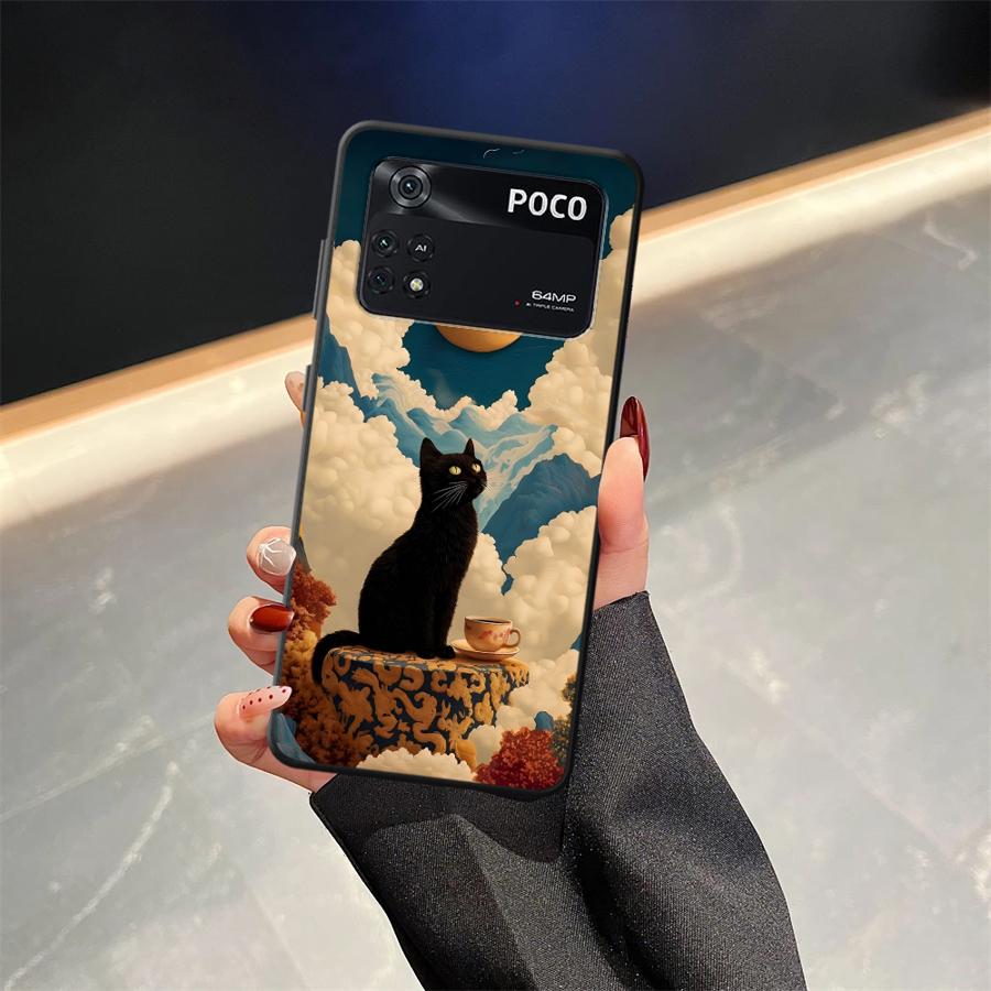 Cartoon Duck Cat Funda Phone Cover Case for Xiaomi Poco F8 X3 X4 X5 X7 Pro C61 F1 M5 C71 M3 M4 M7 C75 C50 F3