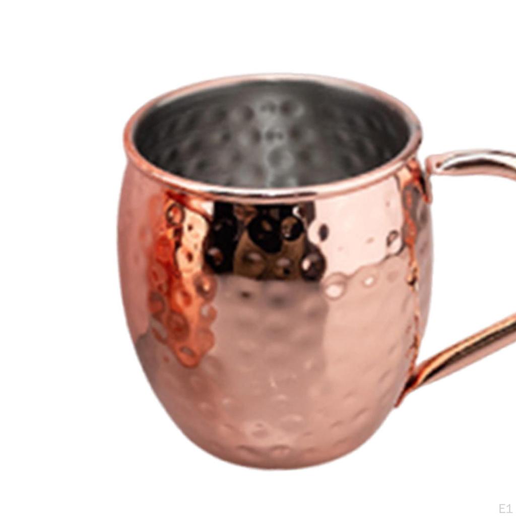 Mule Tasse Wasser zum Trinken Cocktails mit Griff Gehämmert Gekühlte Getränke Café
