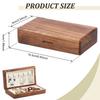Portable Velvet Jewelry Storage Box Wooden Travel Jewelry Box Vintage Earring Ring Necklace Case Jewelry Storage Holder Box New
