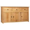 Day and Night - Day and Night Panama Style Solid Pine Wood Sideboard 135x40x80 Cm