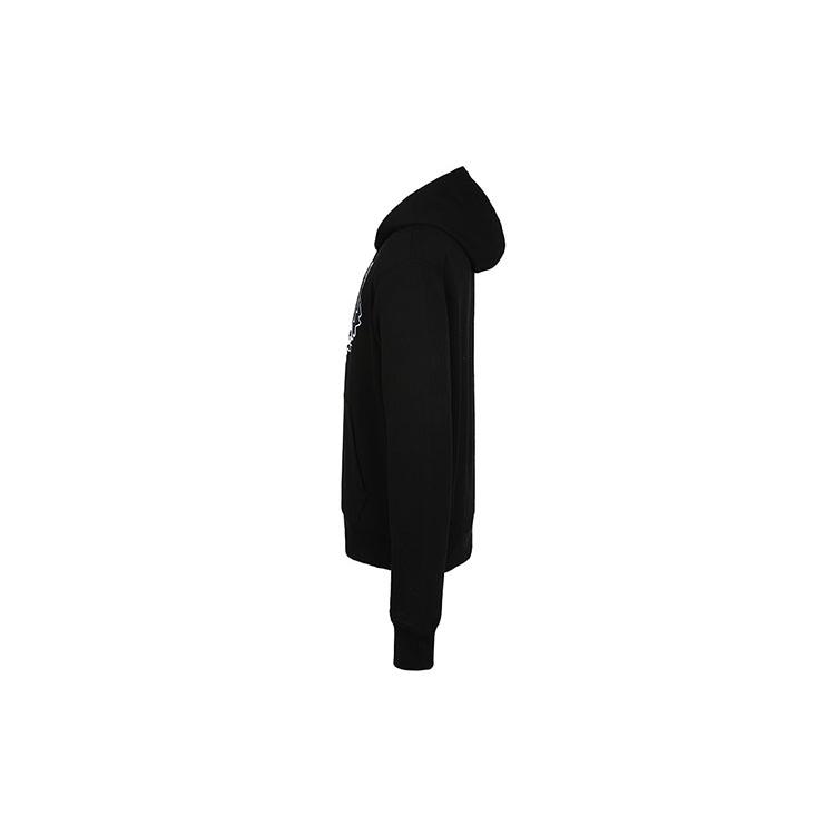 Kenzo Sudaderas Clásicas con Cabeza de Tigre para Hombre Color Negro con Capucha Peso Moderado FB55SW3104XA-99