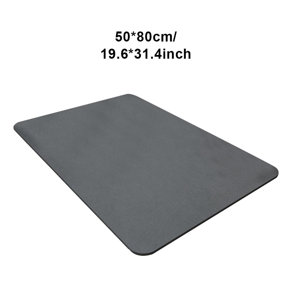 Black Exquisite Dish Drying Mat For Clean And Tidy Countertop Table Decoration Accessories Absorbent Mat Kitchen