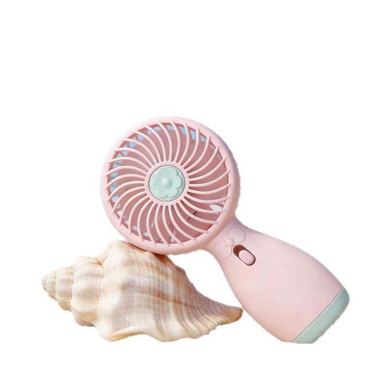 Compact USB Handheld Fan - Portable Mini Electric Fan with Random Colors