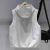 Unisex Lightweight Hooded Vest, Breathable Mesh Lined Casual Outdoor Gilet (M-2XL)