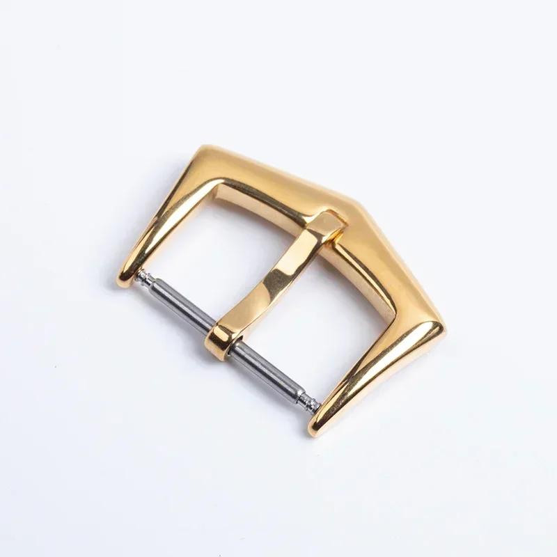 

ONEHigh Quality 18mm Precision Stainless Steel Folding Buckle For Patek Strap Philippe Leather Rubber Watchband Nautilus Pin ClaspMN 18mm