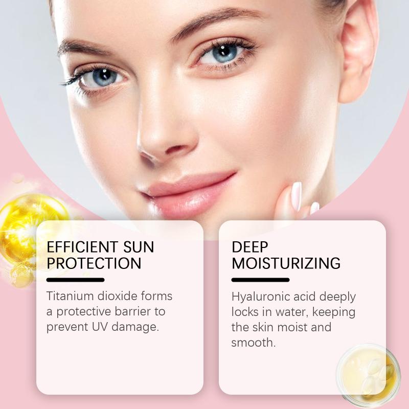 Oceaura Face And Body Protection Cream Moisturizing Brightening Tone-Enhancing With Uv Isolation For Daily Skincare