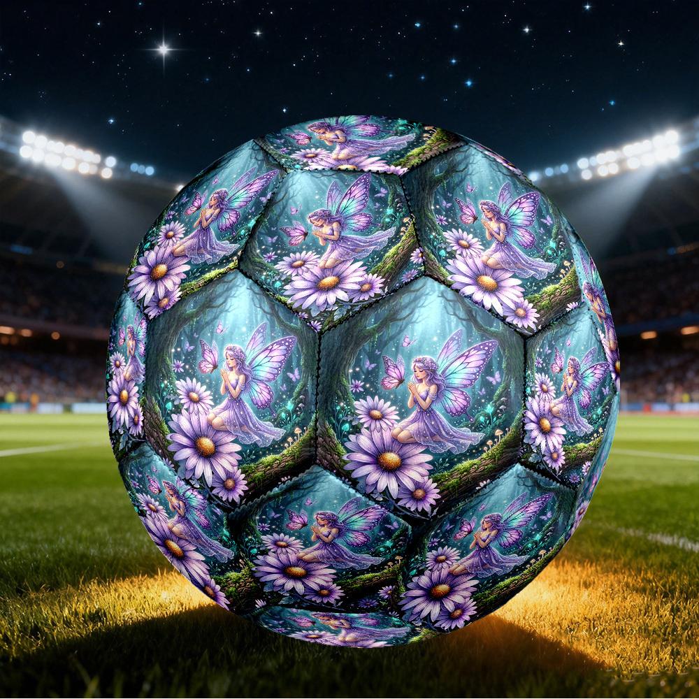 1pc Forest Size 5 Soccer Ball Professional Match Training Football Indoor &Outdoor Sports Ball Training Ball Lightweight Durable y48