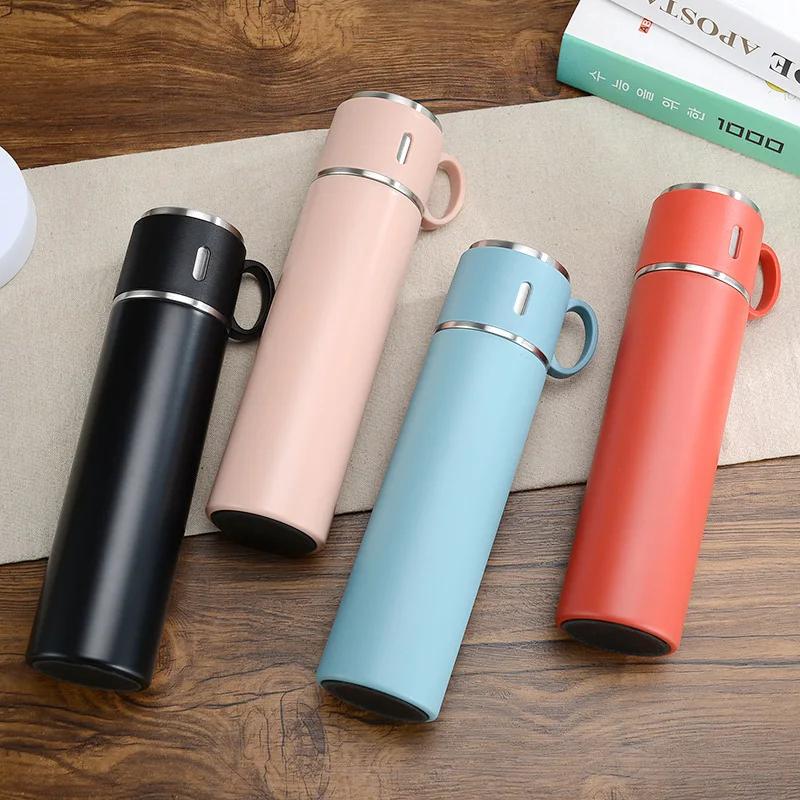 Stainless Steel Insulated Keep Cool Thermos Cup Bottle Vacuum Flasks Thermos Double Wall Insulated Cup Travel