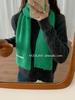 Manufacturer's homemade wool blended solid color wool scarf female winter white new student couple simple knitted scarf