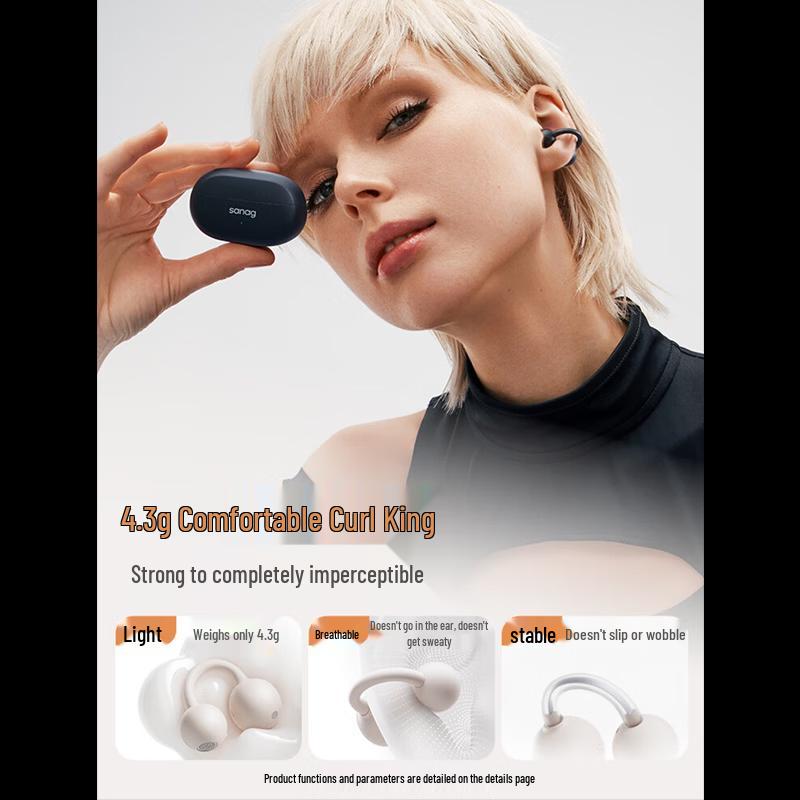Sanag Open-Ear Clip-On Wireless Sport Headphones