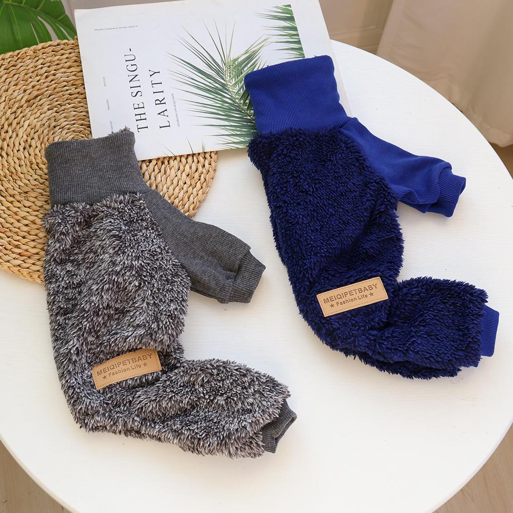 Warm Winter Dog Clothes Soft Pet Jumpsuit Coat Puppy Cat Turtleneck Sweater For Chihuahua Small Medium Large Dogs Clothing S-XL