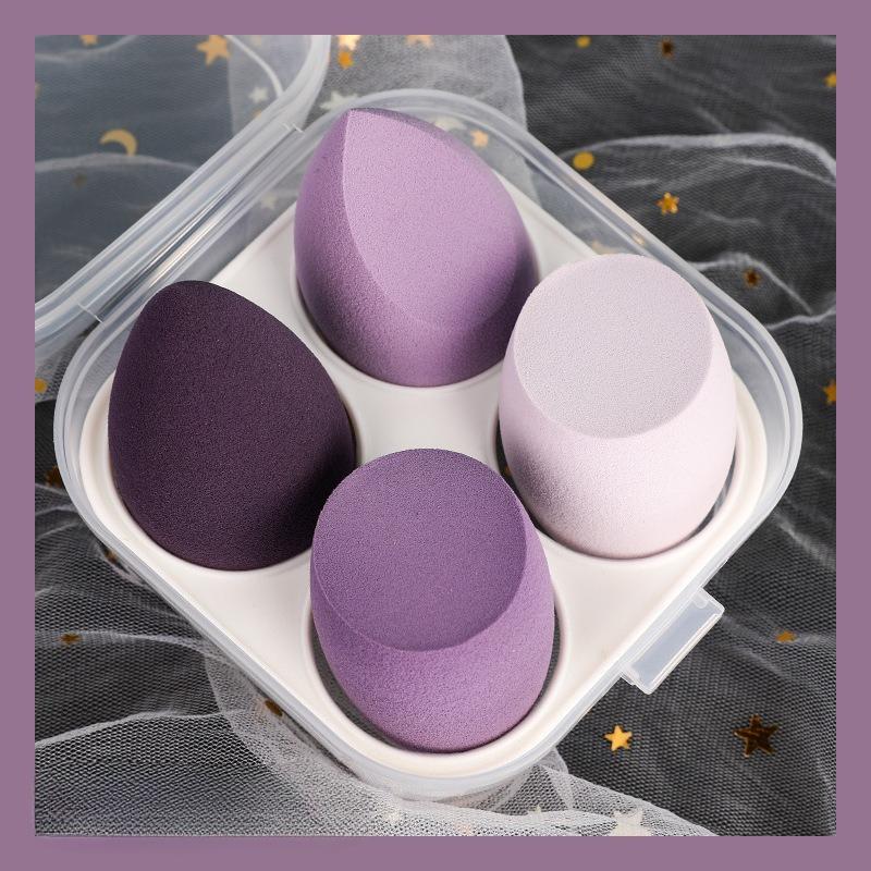 Egg-shaped Makeup Sponge Egg Box Set,gourd-shaped Water Drop Puff, Cosmetic Sponge, Makeup Sponge, Cushion Sponge, Beauty Tools