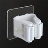 1PC Household bathroom non perforated mop holder, broom holder, and card holder