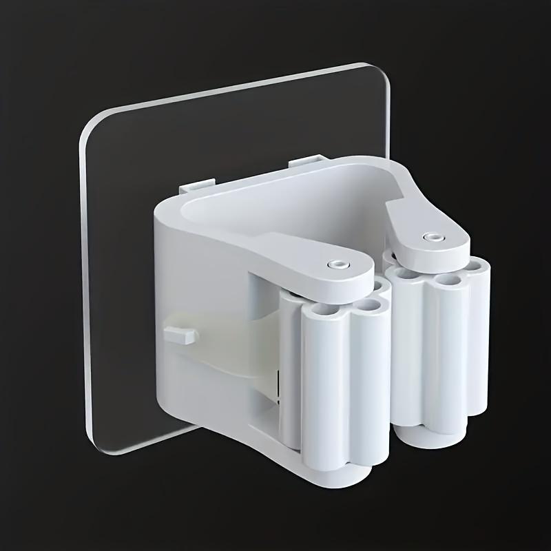1PC Household bathroom non perforated mop holder, broom holder, and card holder