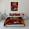 Illustrated football player design. Bedding sets Duvet cover sets Duvet covers Pillowcases(1* Duvet Cover 2* Pillowcases without duvet insert)