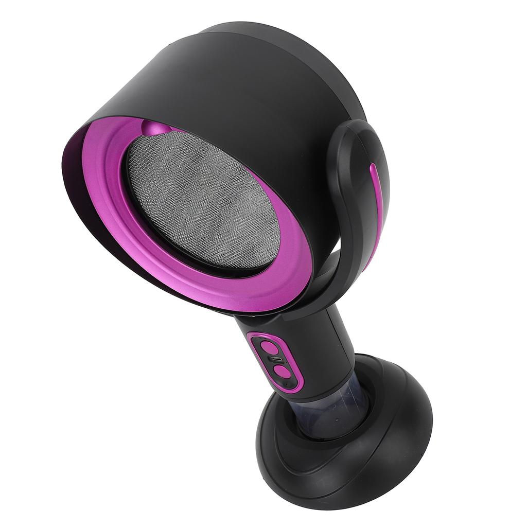 Portable Desktop Range Hood Negative Ion 2 Speed Detachable Filter Oil Collection Cup Kitchen Exhaust Fan for Indoor BBQ Hot Pot USB Rechargeable