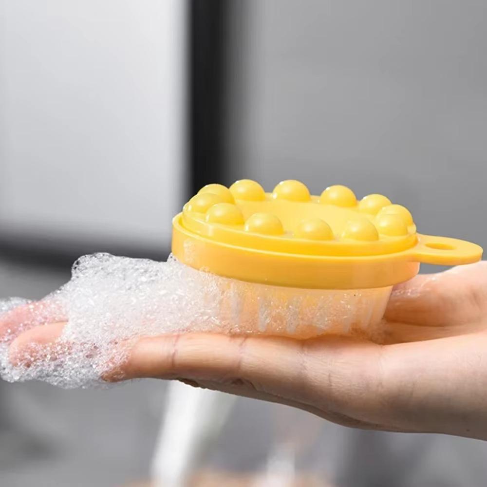 Ny Mjuk Massagekam Rengöring Flera Användningsområden Schampoborste Tvätta Hår Hårvårdsverktyg Hårbottenkam Personer