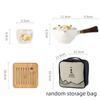 5/7pcs Ceramic Lucky Cat Teapot Set Japanese Style Bubble Tea Set Kung Fu Tea Pot Set  Office