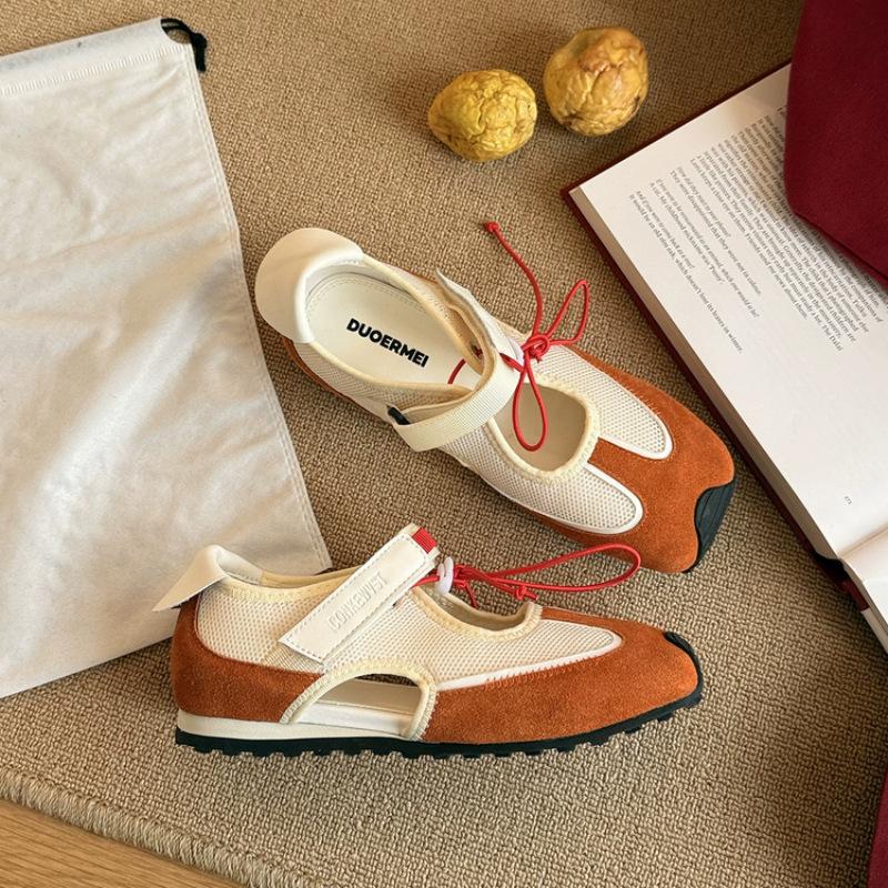 

Mary Jane s new ugly and cute sports function sandals women s hollow casual versatile fashion ballet shoes 40