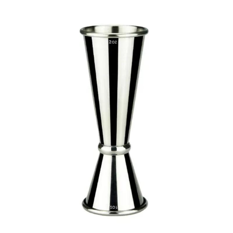 1 Stück Doppel-Cocktail-Jigger Japanisches Design Edelstahl Cocktailbar-Jigger 1oz/2oz Messbecher für Zuhause Party Club Bar Zubehör