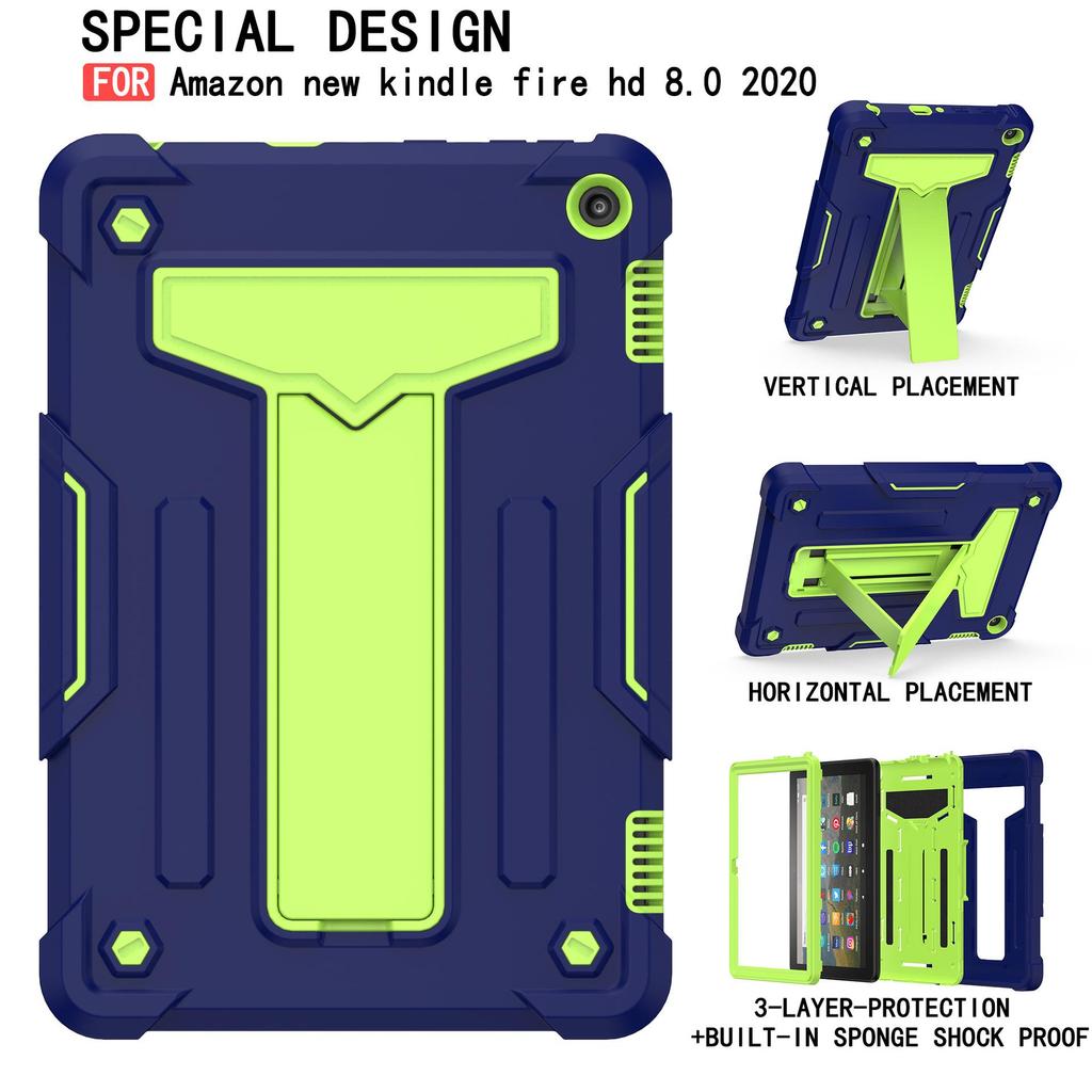 T-shaped Airbag Tablet Case for Fire HD 8