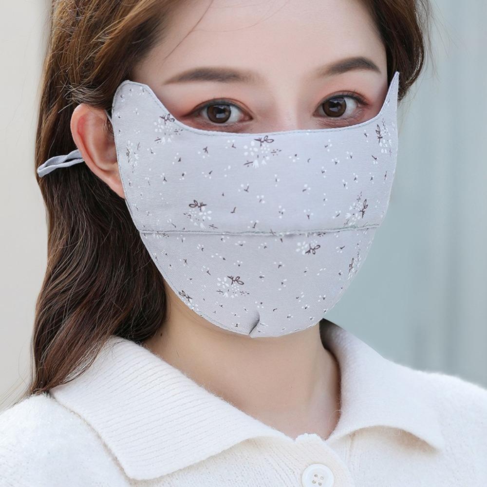 

Dustproof Sunscreen Mask Breathable Mouth Cover Fashion Warm Mask рожевий